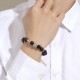 925 Silver Black Obsidian Eye of Providence Bracelet 925 Silver Black Obsidian Eye of Providence Bracelet