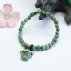 Laughing Buddha Cyan Jade Healing Bracelet Laughing Buddha Cyan Jade Healing Bracelet