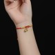 Lily Of The Valley Charm Luck Protection Braided Bracelet