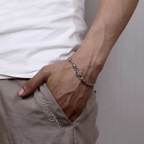 Tibetan Double Dorje Om Mani Padme Hum Strength Bracelet Tibetan Double Dorje Om Mani Padme Hum Strength Bracelet