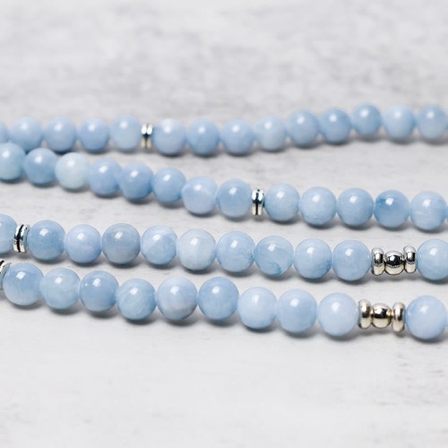 108 Mala Aquamarine Healing Bracelet 108 Mala Aquamarine Healing Bracelet