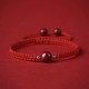 Lucky Cinnabar Bead Red String Bracelet
