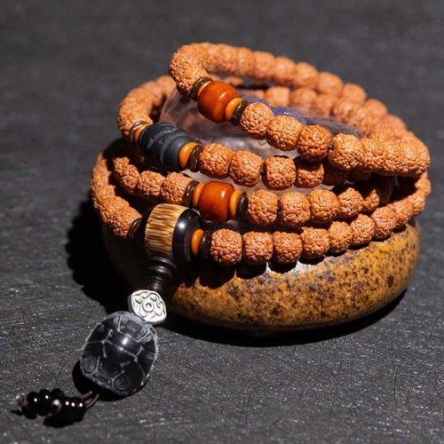 Rudraksha Bodhi Seed Zodiac Buddha Wealth Bracelet Rudraksha Bodhi Seed Zodiac Buddha Wealth Bracelet
