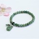 Laughing Buddha Cyan Jade Healing Bracelet Laughing Buddha Cyan Jade Healing Bracelet