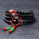 108 Beads Black Obsidian Tiger Eye Mala Bracelet 108 Beads Black Obsidian Tiger Eye Mala Bracelet