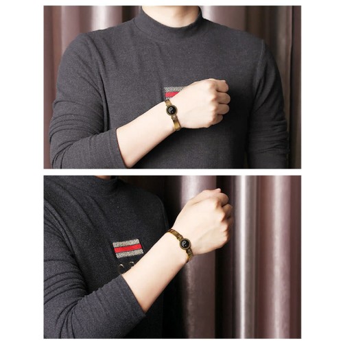 Yin Yang Lotus Om Mani Padme Hum Titanium Steel Bracelet Yin Yang Lotus Om Mani Padme Hum Titanium Steel Bracelet