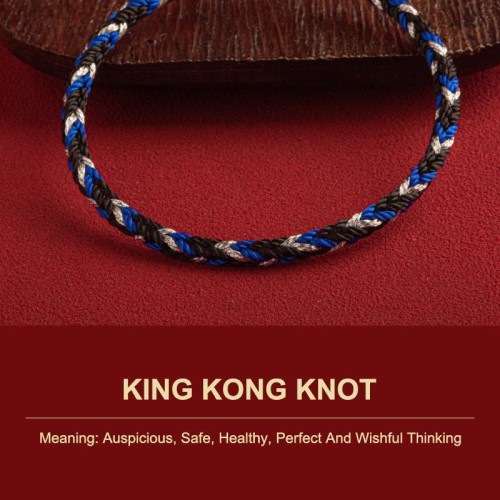 "May Prosperity Fill Your Life" Lucky Multicolored Bracelet "May Prosperity Fill Your Life" Lucky Multicolored Bracelet