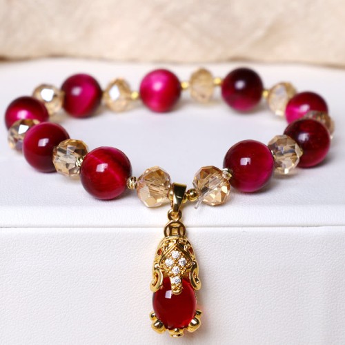 Red Tiger Eye PiXiu Self Confidence Bracelet Red Tiger Eye PiXiu Self Confidence Bracelet