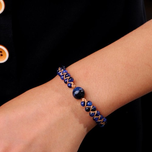 Blue Tiger Eye Protection Bracelet Blue Tiger Eye Protection Bracelet