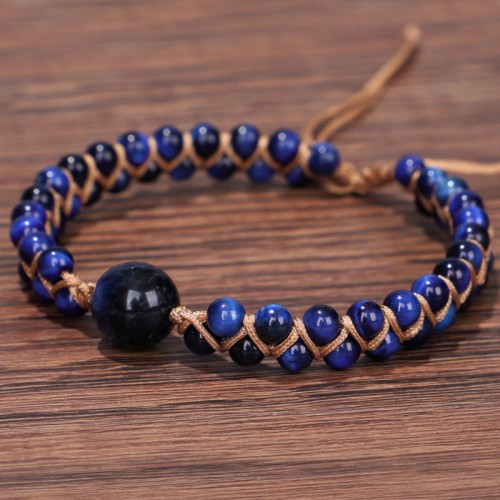 Blue Tiger Eye Protection Bracelet Blue Tiger Eye Protection Bracelet
