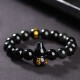 Rainbow Obsidian Gourd Om Mani Padme Hum Bracelet Rainbow Obsidian Gourd Om Mani Padme Hum Bracelet