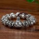 Tibetan Om Mani Padme Hum Alloy Beads Bracelet