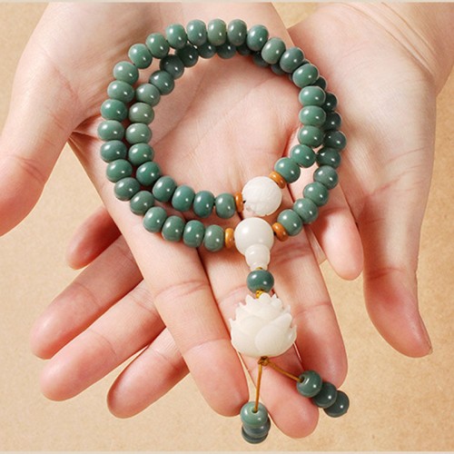 Cyan Bodhi Seed Success Bracelet Cyan Bodhi Seed Success Bracelet