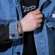 Tibetan Nine-Eye Dzi Bead Om Mani Padme Hum Bracelet Tibetan Nine-Eye Dzi Bead Om Mani Padme Hum Bracelet