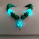 Turquoise Glowstone Lotus Protection Bracelet Turquoise Glowstone Lotus Protection Bracelet