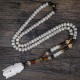 Bodhi Seed Yak Bone Avalokitesvara Bracelet Bodhi Seed Yak Bone Avalokitesvara Bracelet
