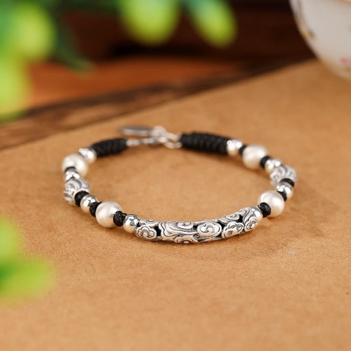 Tibetan Copper 999 Silver Auspicious Cloud Wealth Bracelet Tibetan Copper 999 Silver Auspicious Cloud Wealth Bracelet