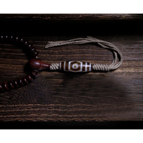 Tibetan Bodhi Seed Dzi Bead Copper Dorje Bracelet Tibetan Bodhi Seed Dzi Bead Copper Dorje Bracelet