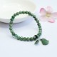 Laughing Buddha Cyan Jade Healing Bracelet Laughing Buddha Cyan Jade Healing Bracelet