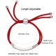 925 Silver Red String Braid Bracelet 925 Silver Red String Braid Bracelet