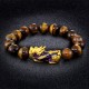 Tibetan Tiger Eye Feng Shui Bracelet Tibetan Tiger Eye Feng Shui Bracelet