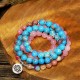 Tibetan Purple Miano Lotus Mala Bracelet