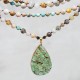 Natural Picasso Jasper Beaded Healing Necklace