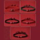 Lucky Cinnabar Bead Red String Bracelet