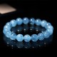 Aquamarine Beads Peace Healing Bracelet Aquamarine Beads Peace Healing Bracelet