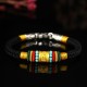 Tibet Gold Om Mani Padme Hum Eight Thread Bracelet