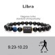 Zodiac Black Onyx Adjustable Bracelet Zodiac Black Onyx Adjustable Bracelet