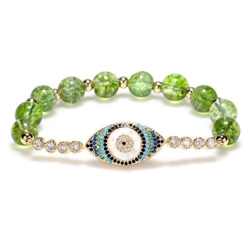 Peridot Evil Eye Abundance Bracelet Peridot Evil Eye Abundance Bracelet