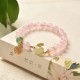 Year of the Rabbit Pink Crystal Bunny Love Bracelet Year of the Rabbit Pink Crystal Bunny Love Bracelet