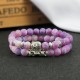 2Pcs Crystal Agate Buddha Protection Bracelet 2Pcs Crystal Agate Buddha Protection Bracelet