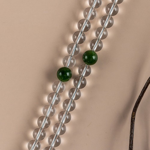 108 Beads White Crystal Jade Meditation Bracelet 108 Beads White Crystal Jade Meditation Bracelet