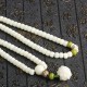 White Jade Bodhi Lotus Mala Necklace Bracelet White Jade Bodhi Lotus Mala Necklace Bracelet
