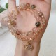 Rose Quartz Elephant Healing Charm Bracelet Rose Quartz Elephant Healing Charm Bracelet