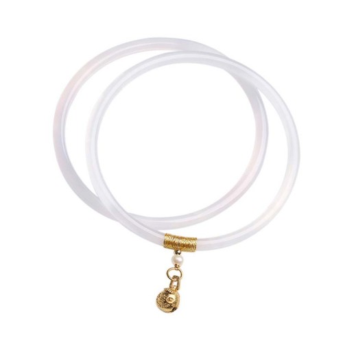 Natural Cyan White Jade Success Bracelet Natural Cyan White Jade Success Bracelet