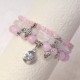 3PCS Natural Quartz Crystal Lotus Healing Bracelet 3PCS Natural Quartz Crystal Lotus Healing Bracelet
