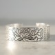 Tibetan Lotus White Copper Luck Bracelet Tibetan Lotus White Copper Luck Bracelet