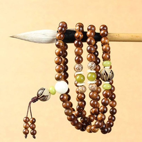 Tibetan Rosewood Protection Mala Bracelet Tibetan Rosewood Protection Mala Bracelet