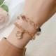 Rose Quartz Elephant Healing Charm Bracelet Rose Quartz Elephant Healing Charm Bracelet