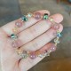 Strawberry Quartz Colorful Crystal Positive Bracelet Strawberry Quartz Colorful Crystal Positive Bracelet