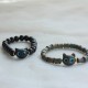 Ebony Wood Sandalwood Cat Peace Bracelet Ebony Wood Sandalwood Cat Peace Bracelet