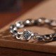 Om Mani Padme Hum Double Dorje Copper Bracelet Om Mani Padme Hum Double Dorje Copper Bracelet