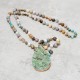 Natural Picasso Jasper Beaded Healing Necklace