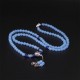 108 Beads Blue Crystal Healing Mala Bracelet 108 Beads Blue Crystal Healing Mala Bracelet