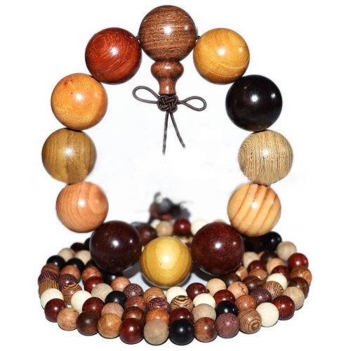 108 Wenge Wood Mala Meditation Bracelet 108 Wenge Wood Mala Meditation Bracelet