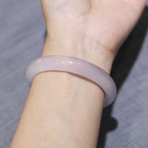Purple Jade Protection Bangle