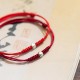 925 Silver Luck Bead Red String Braided Bracelet 925 Silver Luck Bead Red String Braided Bracelet